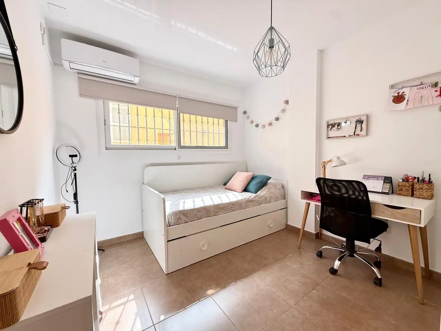 Schlafzimmer von Maisonette zum Verkauf in Vícar mit Klimaanlage, Heizung und Abstellraum