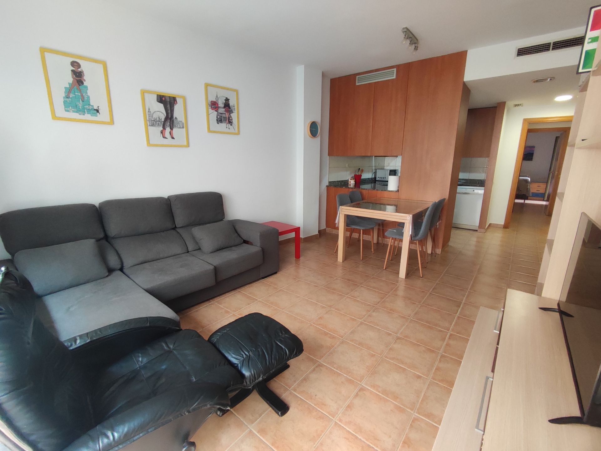 Sala d'estar de Pis en venda en Lloret de Mar amb Calefacció, Terrassa i Forn