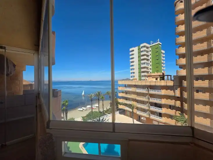 Bedroom of Flat for sale in La Manga del Mar Menor  with Furnished, Alarm and Community pool