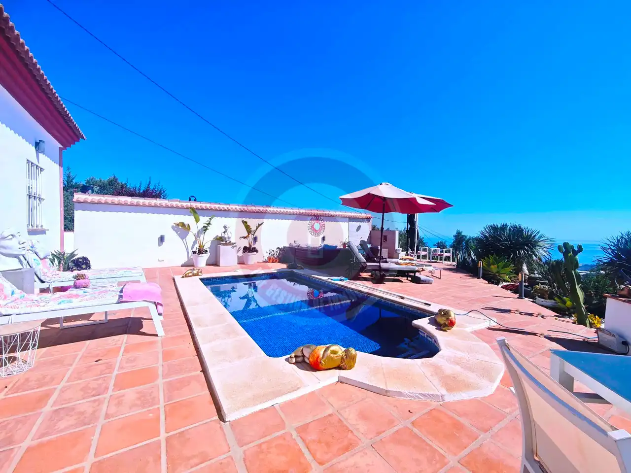 Piscina de Casa o chalet en venta en Arenas con Aire acondicionado, Jardín privado y Terraza