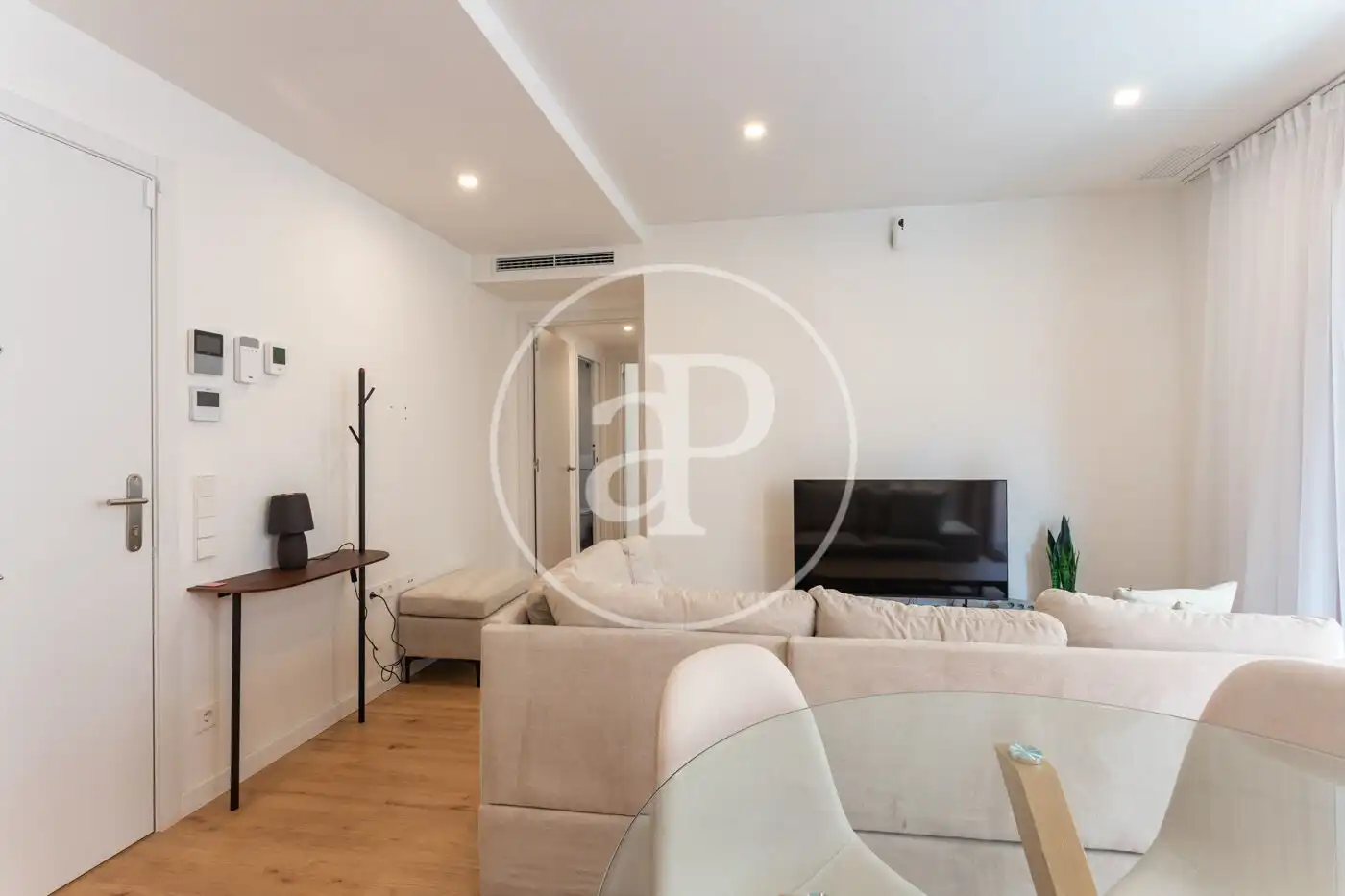 Sala d'estar de Pis de lloguer en Barcelona amb Aire condicionat, Calefacció i Terrassa