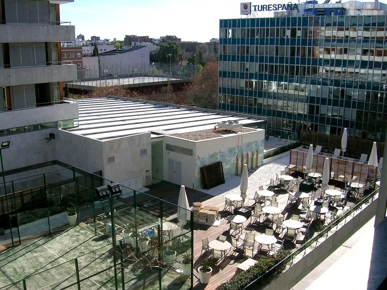 Terrasse von Wohnungen zur Miete in Madrid mit Klimaanlage, Heizung und Möbliert