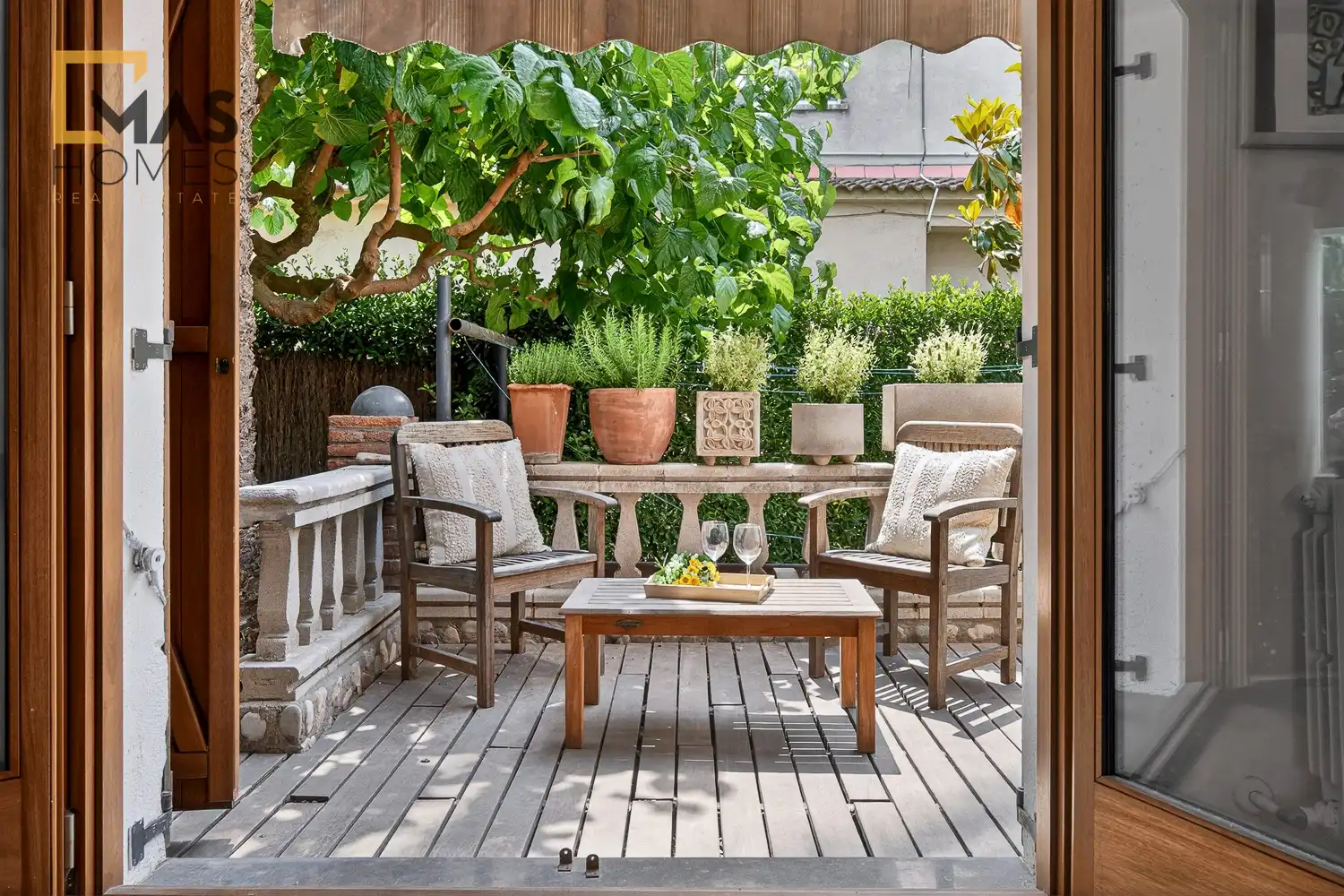 Terraza de Casa o chalet en venta en Parets del Vallès con Aire acondicionado, Calefacción y Jardín privado