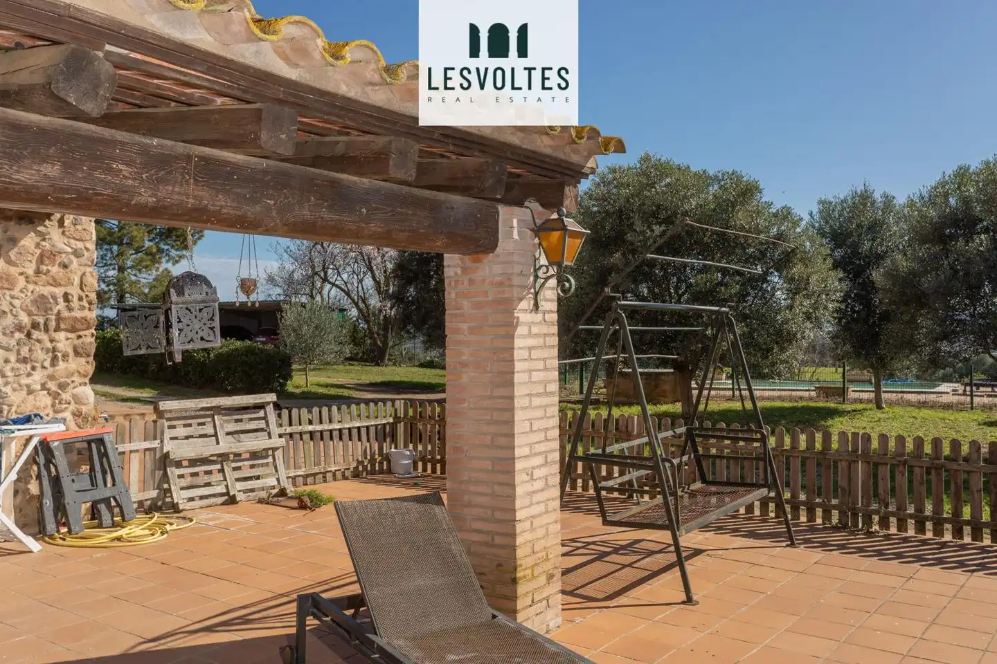 Terrassa de Casa o xalet en venda en Corçà amb Aire condicionat, Calefacció i Jardí privat