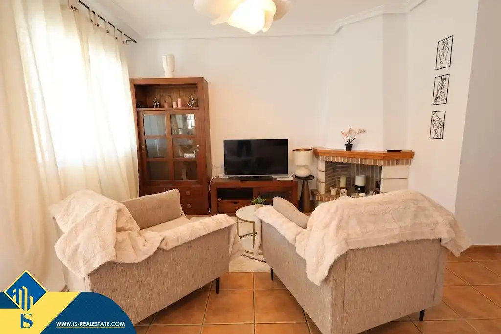 Living room of Houses for rent in Orihuela  with Terrace, Furnished and Oven