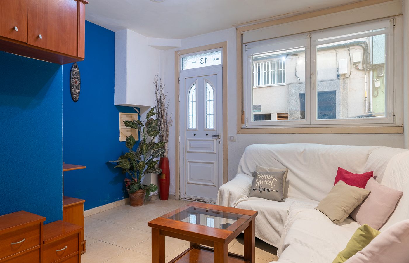 Sala de estar de Dúplex en venta en A Coruña Capital  con Calefacción, Horno y Lavadora