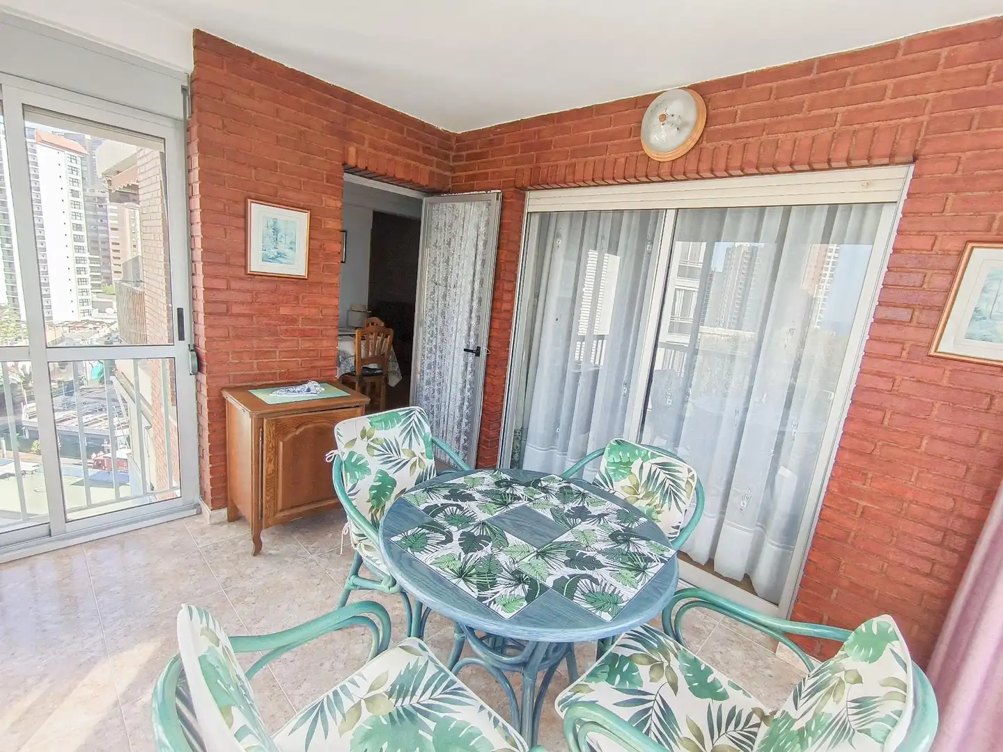 Terrasse von Wohnung zum Verkauf in Benidorm mit Klimaanlage, Parkett und Terrasse