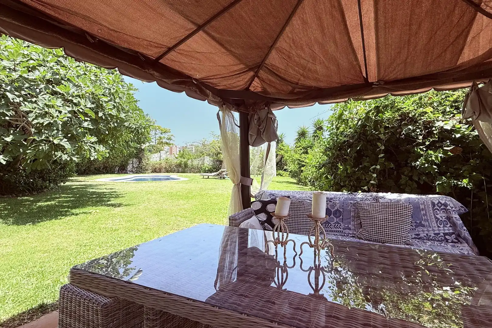 Jardí de Casa o xalet en venda en Benalmádena amb Aire condicionat, Calefacció i Jardí privat
