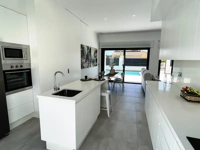 Cocina de Casa o chalet en venta en Pilar de la Horadada con Aire acondicionado, Terraza y Piscina