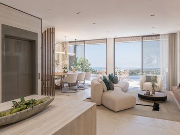 Apartament amb balcó en venda a Estepona Pueblo