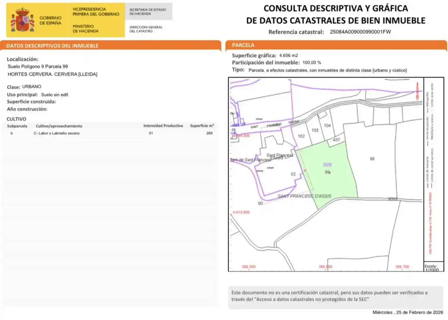 Casa o xalet en venda en Cervera amb Piscina i Balcó