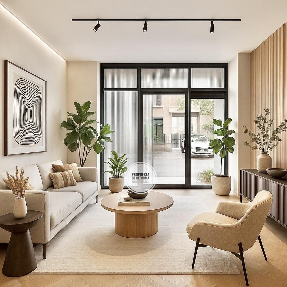 Sala d'estar de Planta baixa en venda en  Barcelona Capital