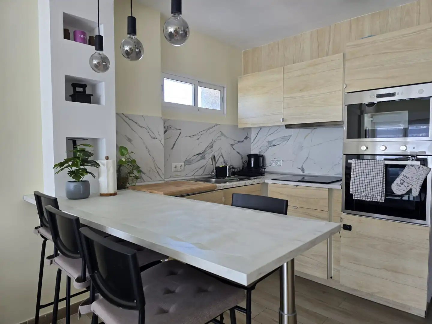 Cocina de Apartamento de alquiler en Solymar