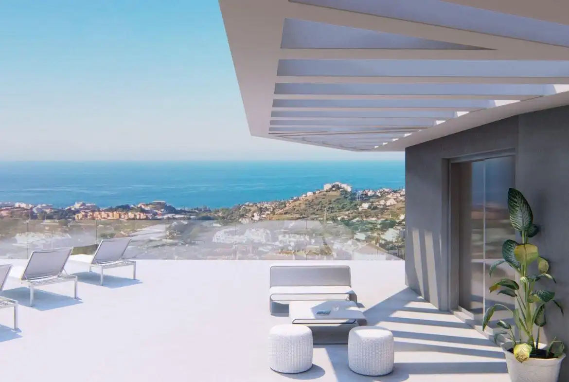 Terrace of Attic for sale in Benalmádena  with Air Conditioner, Heating and Terrace