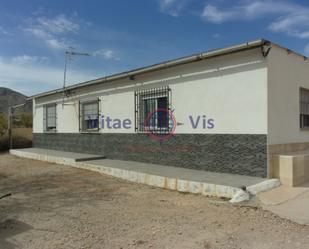 Exterior view of House or chalet for sale in Lorca