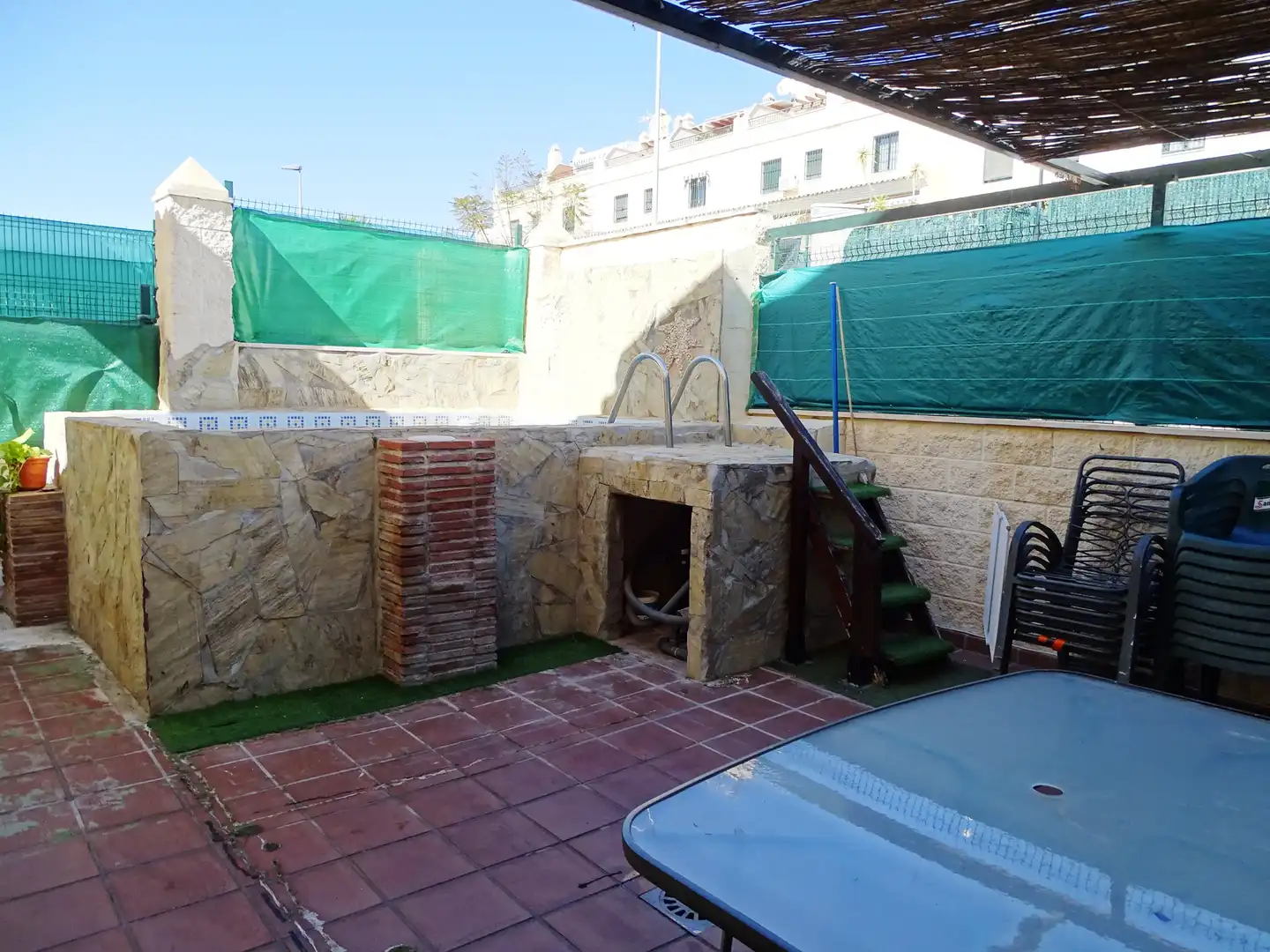 Terraza de Casa adosada en venta en Rincón de la Victoria con Aire acondicionado, Calefacción y Jardín privado