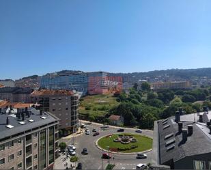 Exterior view of Apartment for sale in Ourense Capital   with Heating, Parquet flooring and Terrace