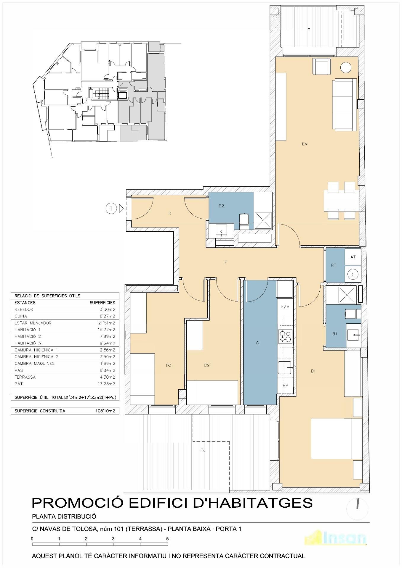 Planta baja for sale in Terrassa  with Air Conditioner, Heating and Parquet flooring