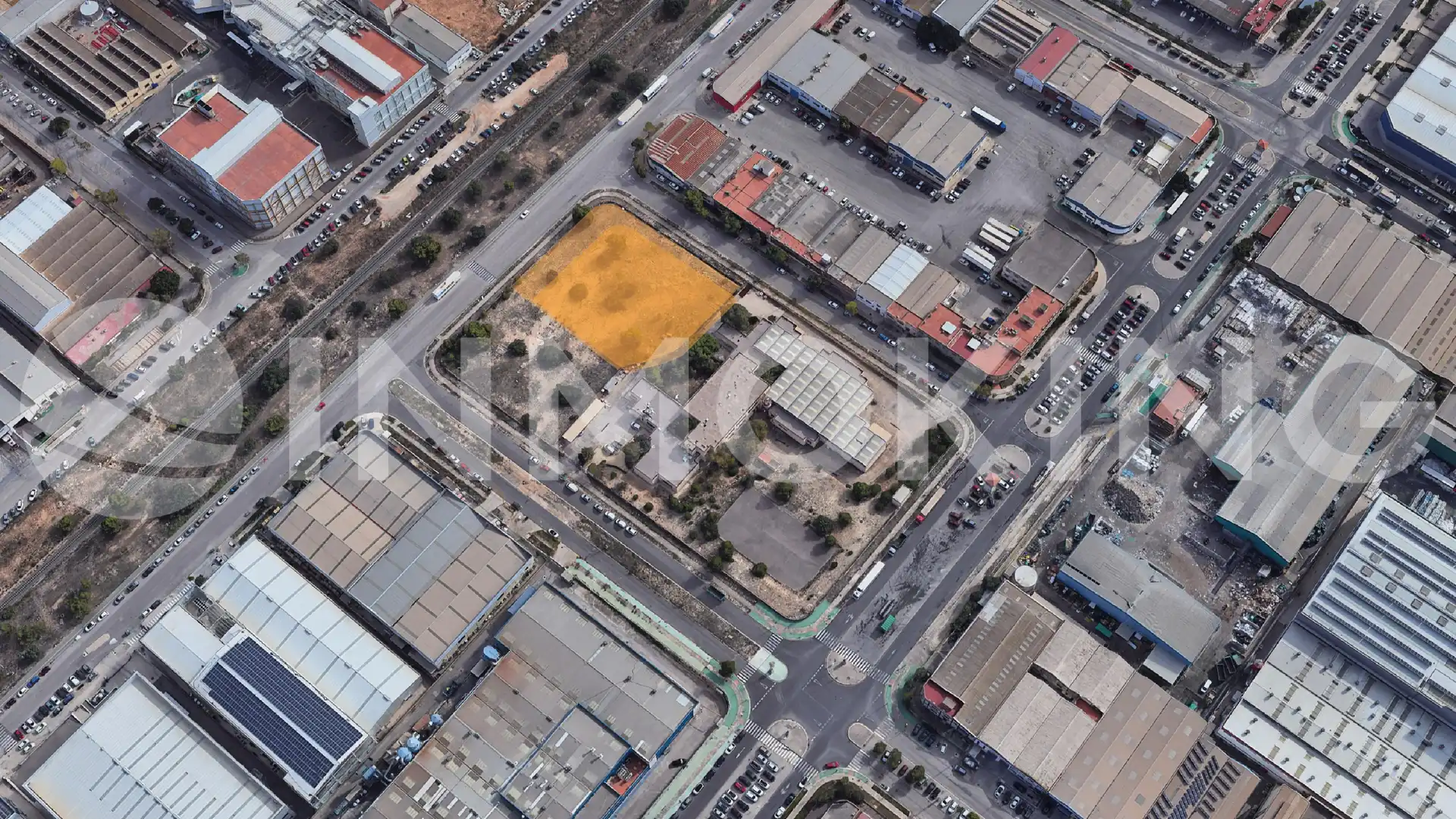 Vista exterior de Terreno industrial en venta en Paterna