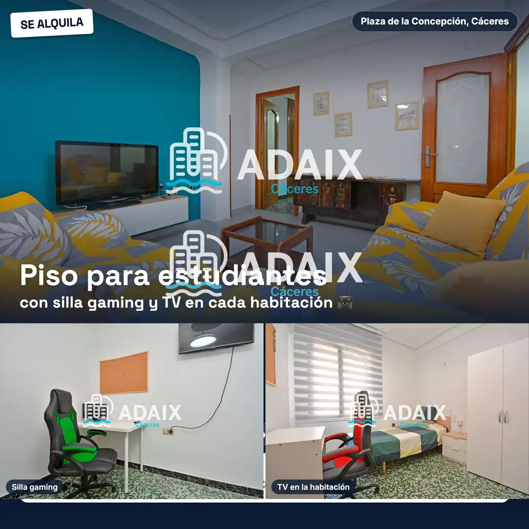 Flat to rent in PZ CONCEPCION  Es:Y Pl: Pt:DR  CACERES (CÁCERES)