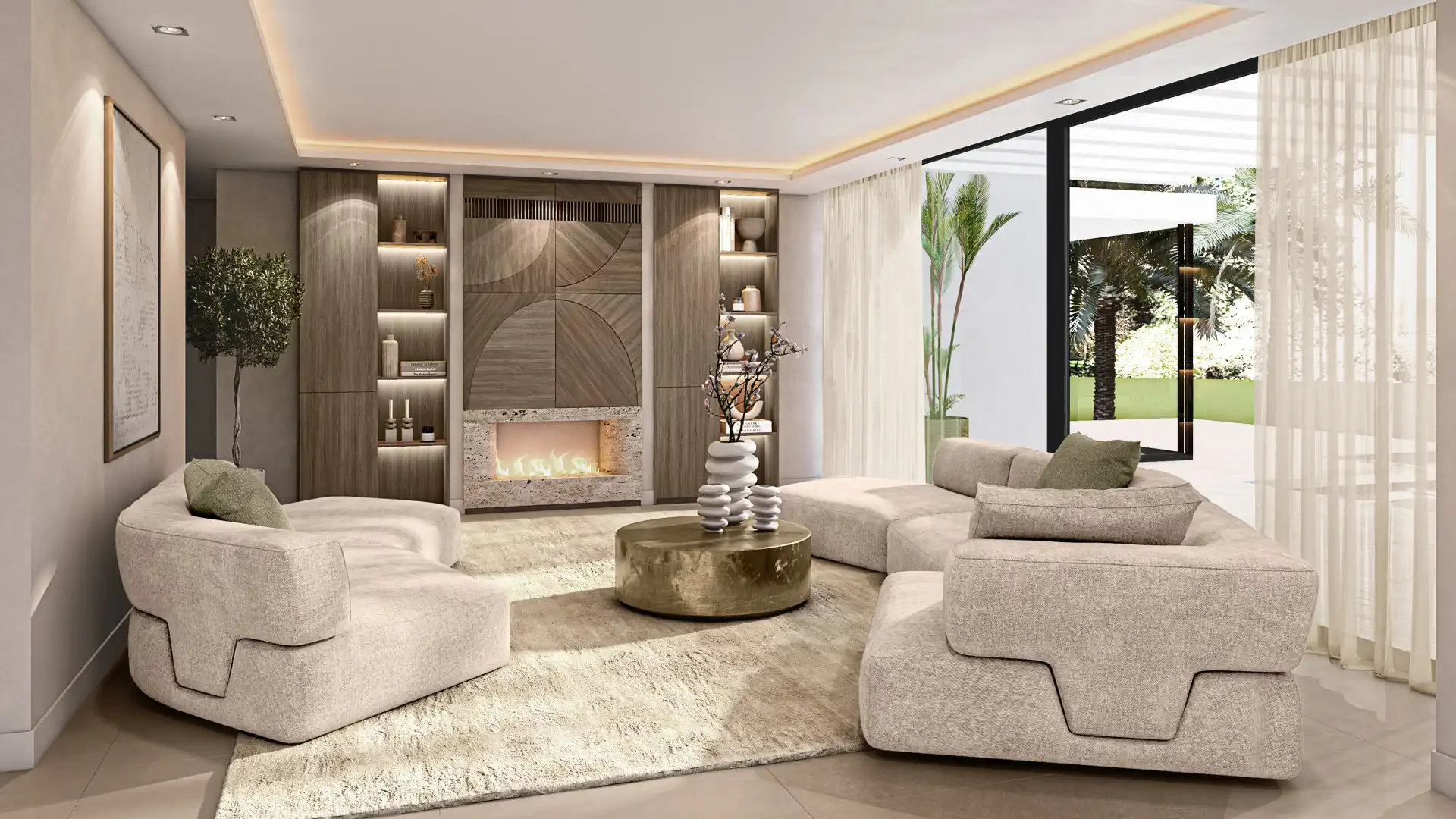 Sala de estar de Casa o chalet en venta en Nueva Andalucía
