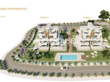 Baixos amb balcó en venda a Hacienda del Álamo Golf