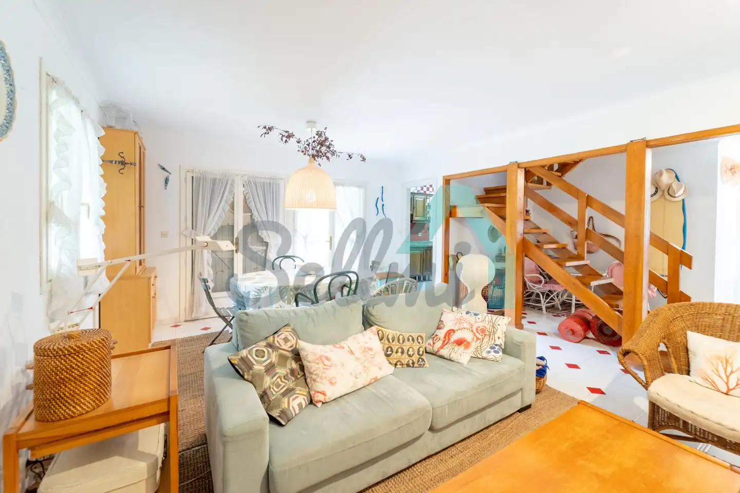 Sala de estar de Casa o chalet de alquiler en Ribadesella con Jardín privado, Parquet y Terraza