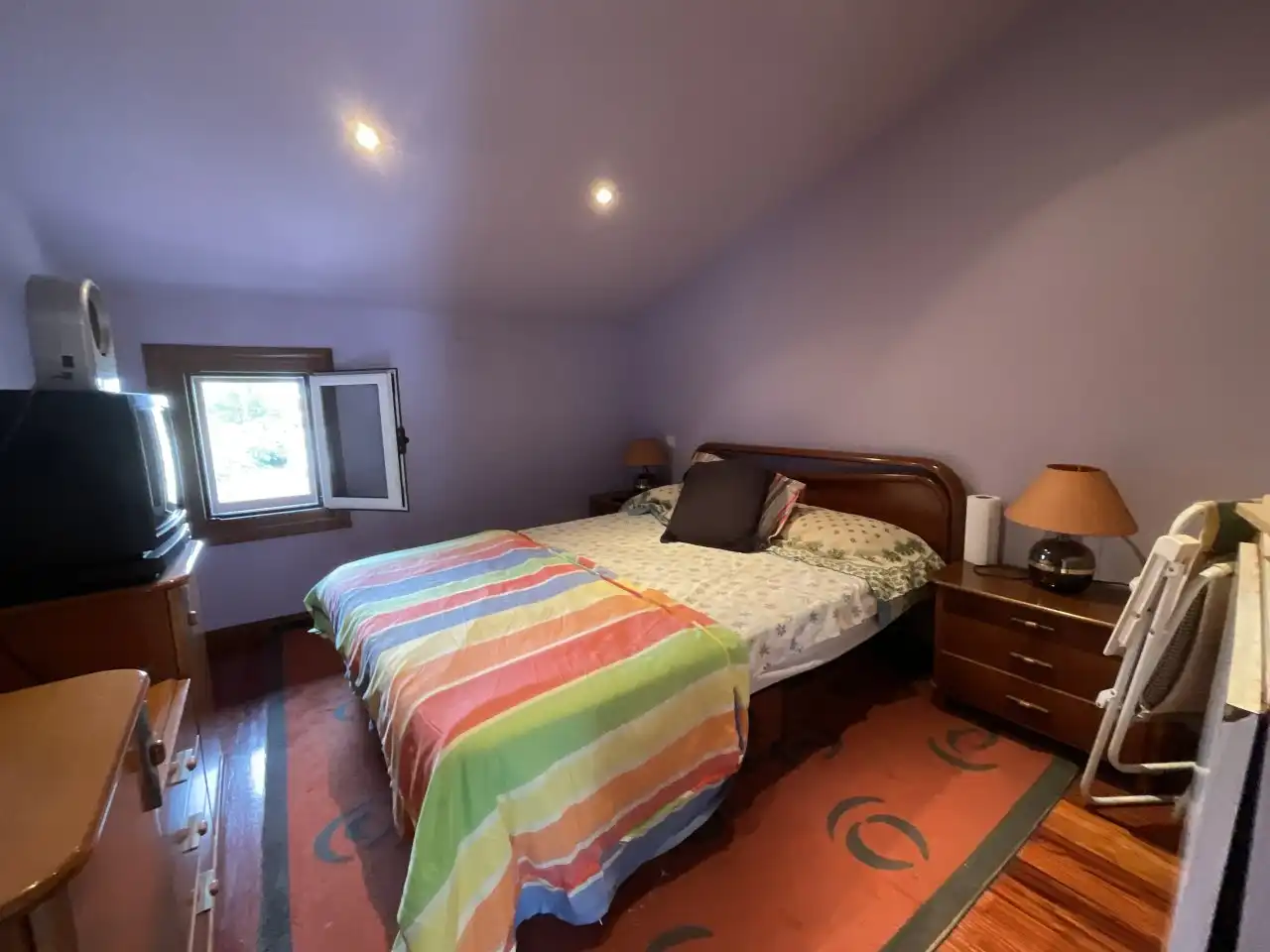 Schlafzimmer von Country house zum Verkauf in Ibrillos mit Heizung, Parkett und Terrasse