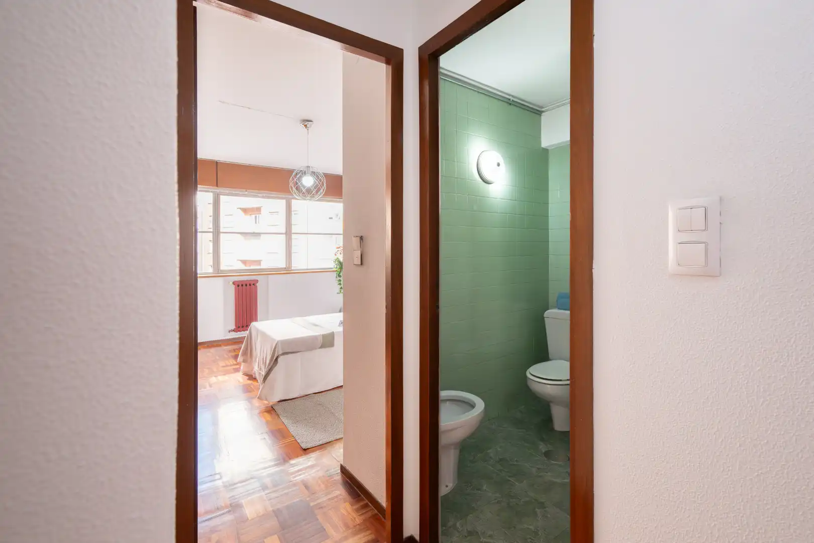 Bathroom of Flat for sale in A Coruña Capital   with Heating and Parquet flooring