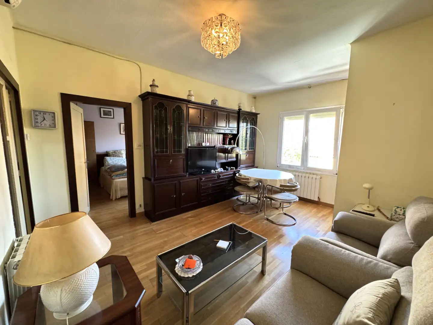 Living room of Flat for sale in Barcelona  with Air Conditioner, Heating and Parquet flooring