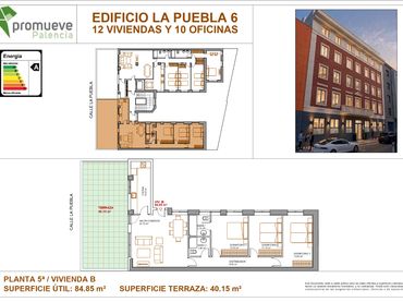 Penthouse mit Aufzug zum Verkauf in Calle la Puebla 6