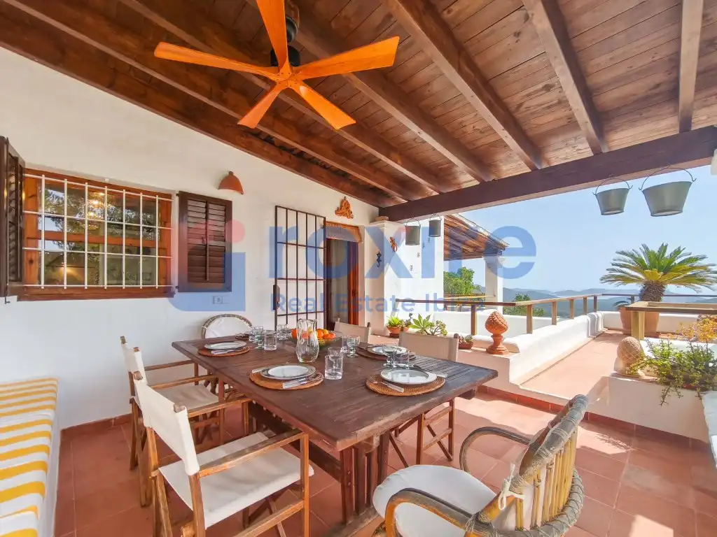 Terrace of Houses for rent in Sant Josep de sa Talaia  with Air Conditioner, Private garden and Terrace