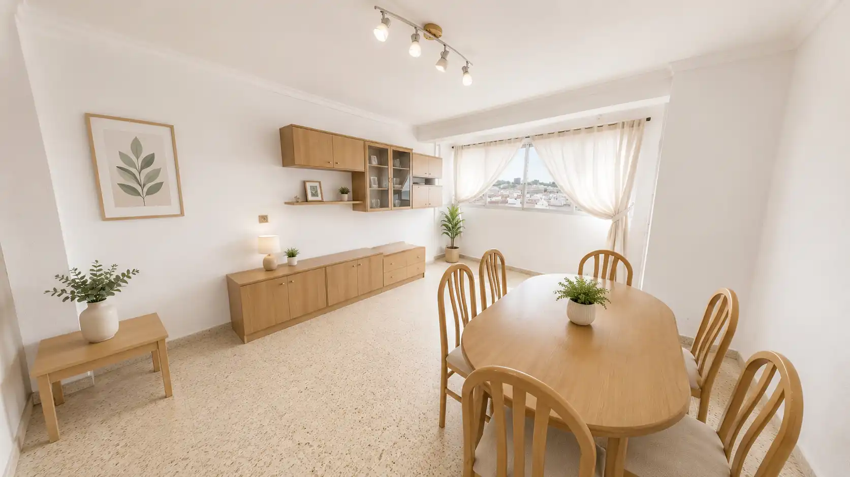 Esszimmer von Wohnung zum Verkauf in Alicante / Alacant mit Parkett, Terrasse und Möbliert