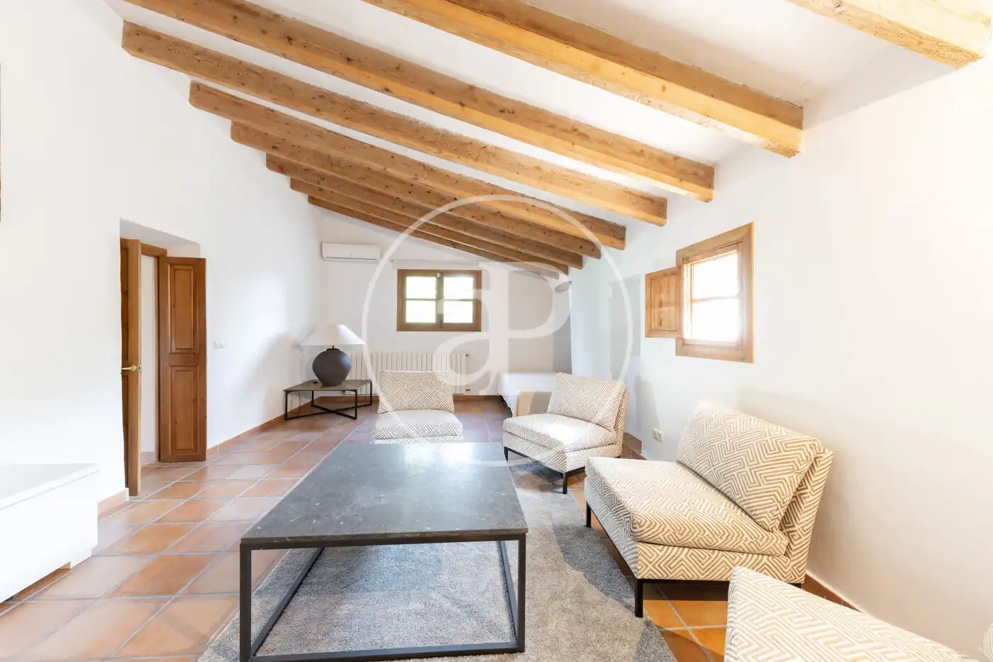Sala d'estar de Casa o xalet de lloguer en  Palma de Mallorca amb Aire condicionat, Calefacció i Jardí privat