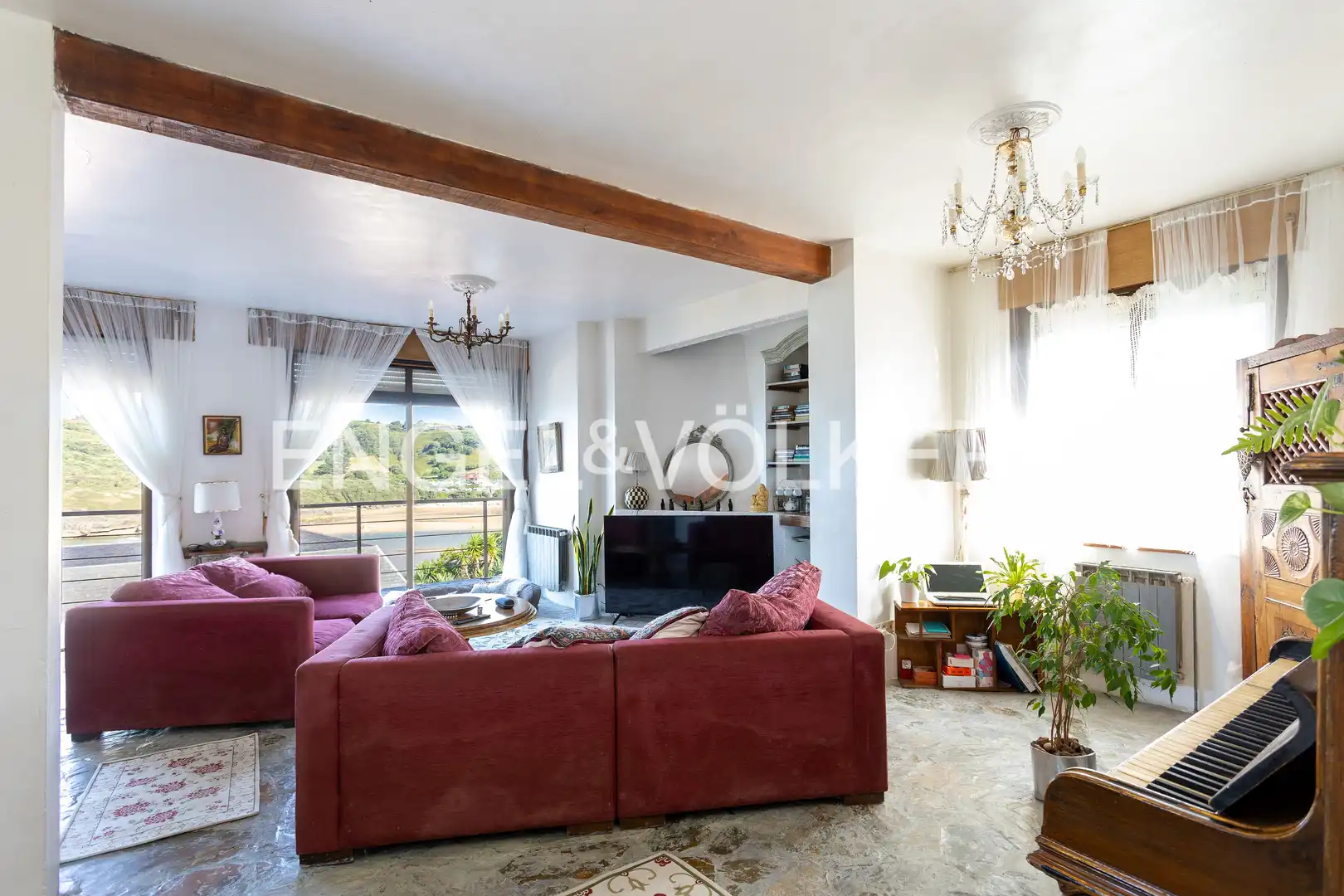 Living room of Houses for sale in Bareyo  with Heating, Private garden and Terrace