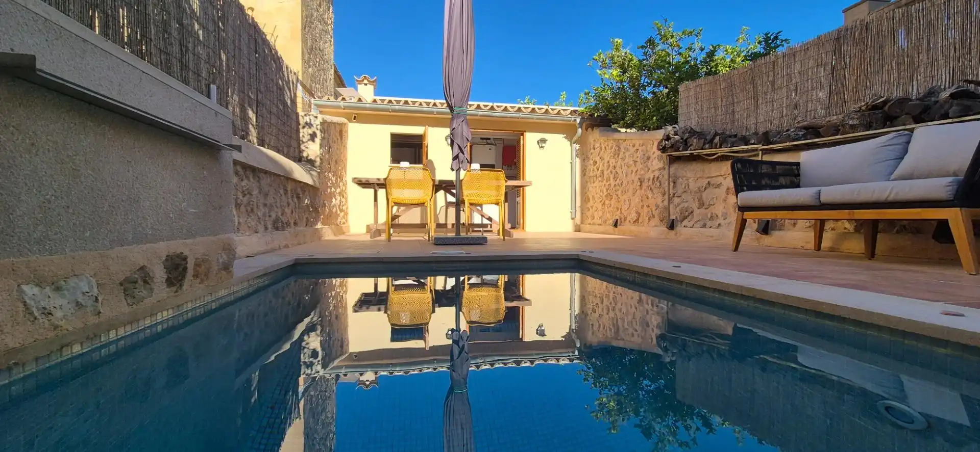 Piscina de Finca rústica en venta en Alaró con Aire acondicionado, Calefacción y Terraza