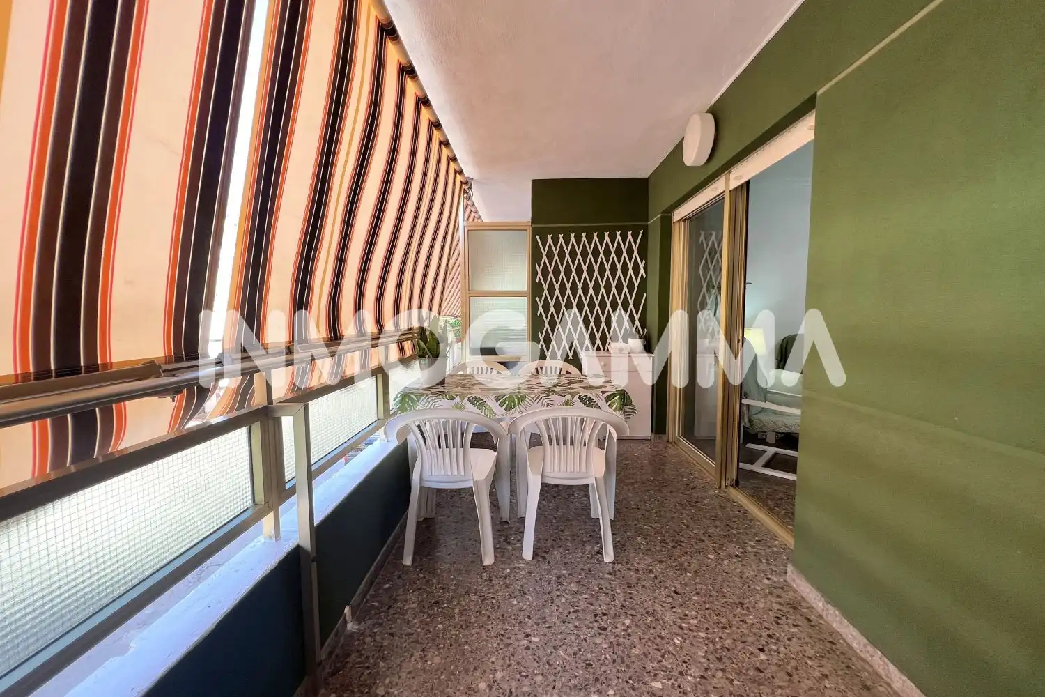 Terraza de Apartamento de alquiler en Cullera con Terraza, Amueblado y Piscina comunitaria