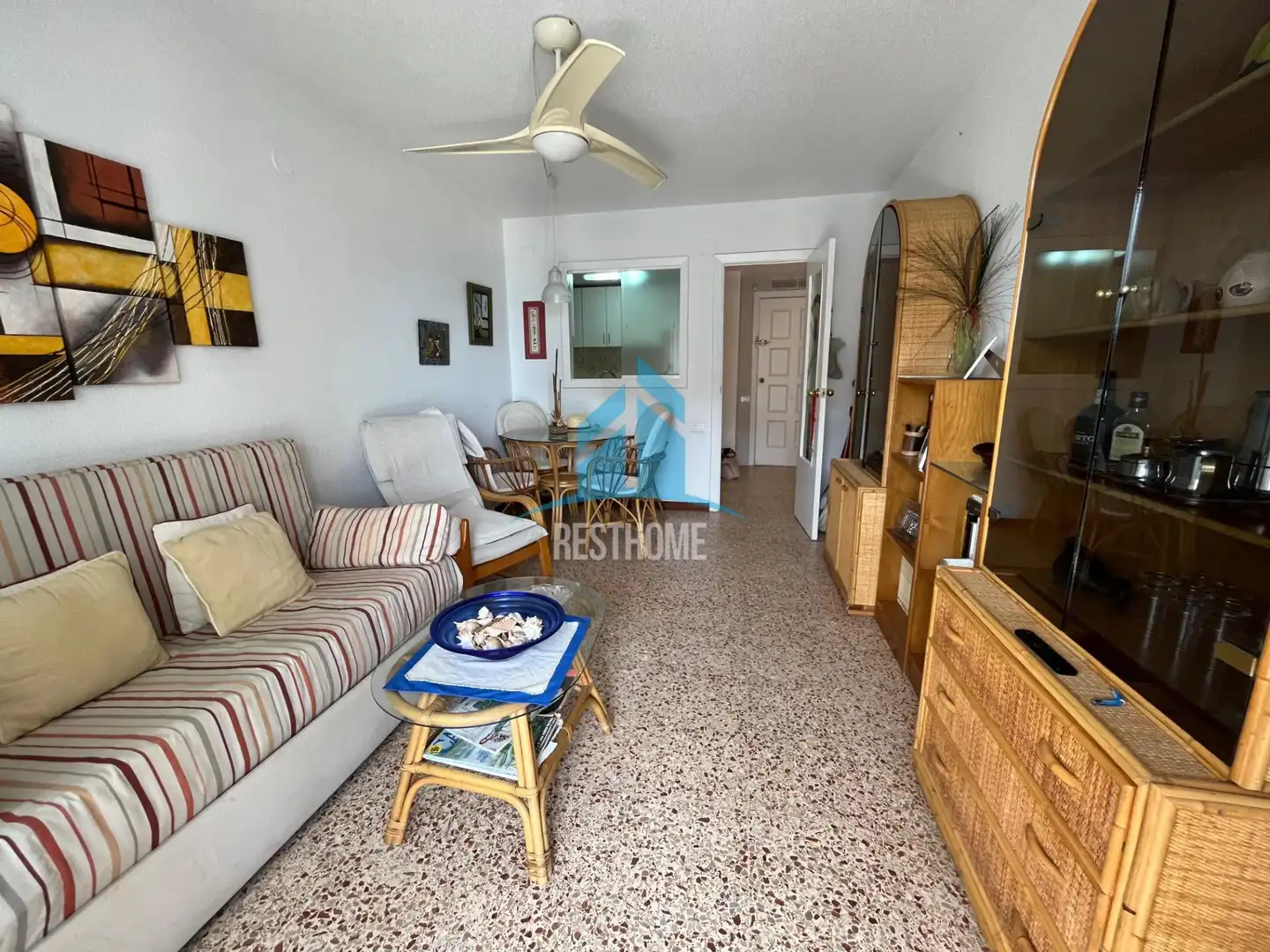 Sala de estar de Apartamento de alquiler en Cullera con Terraza