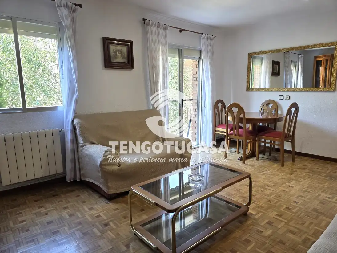 Sala de estar de Piso en venta en Madrid con Calefacción, Parquet y Terraza