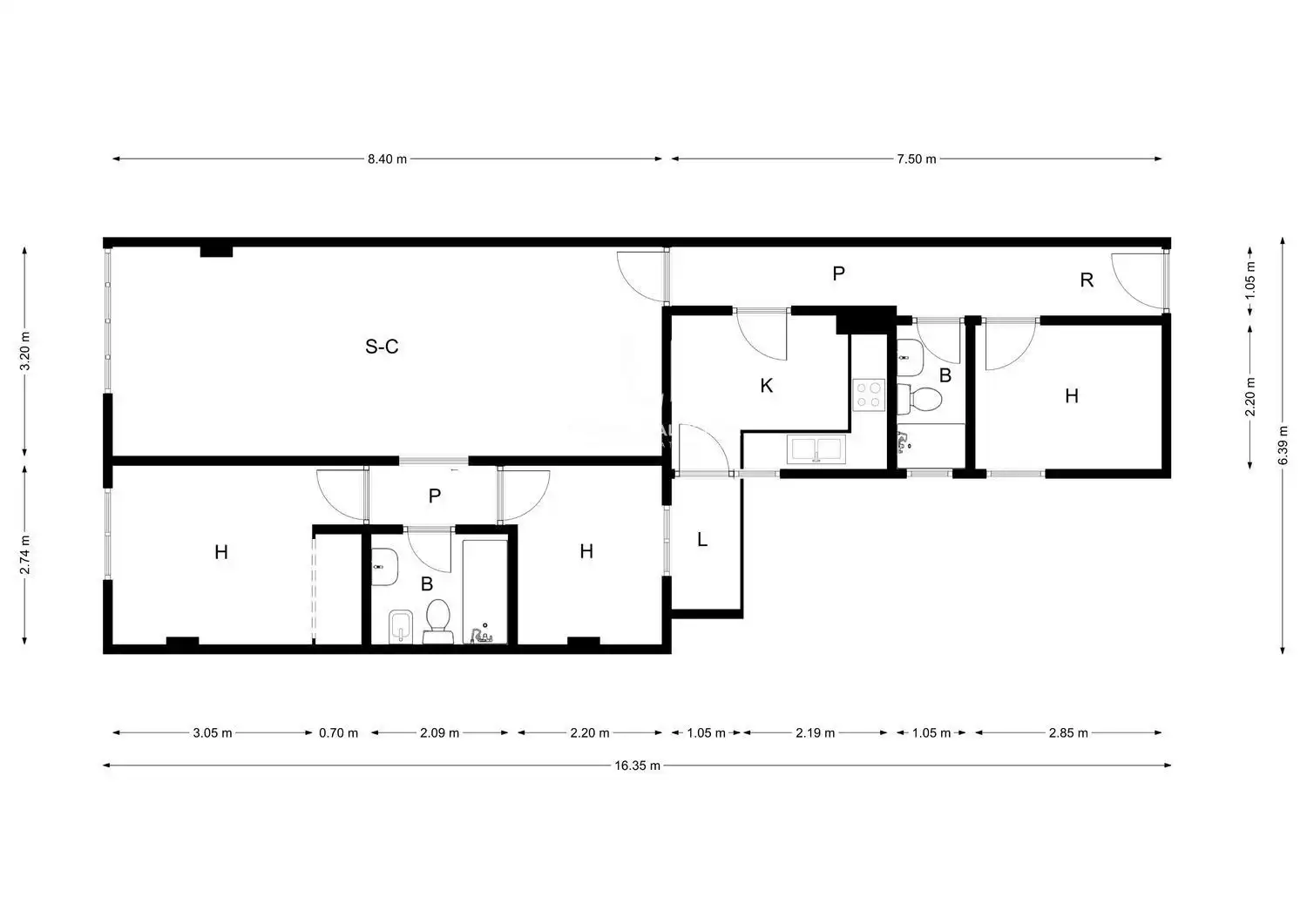 Piso en venta en Barcelona con Calefacción, Piscina y Piscina comunitaria