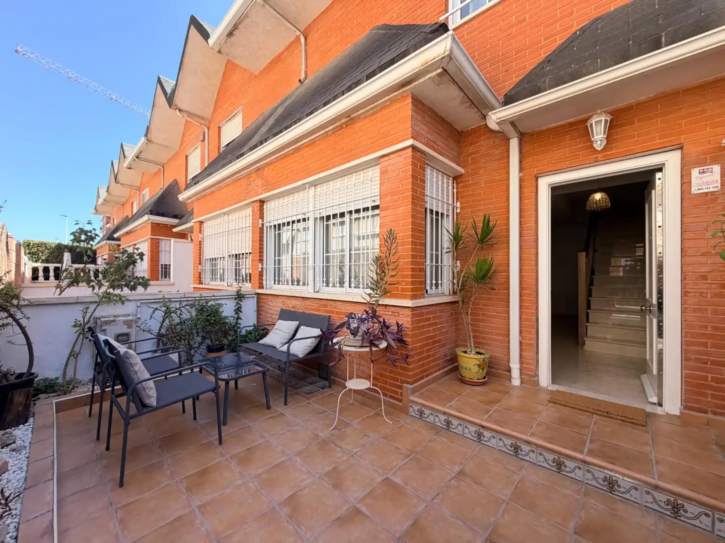 Terrace of Detached homes for rent in Elche / Elx  with Air Conditioner, Heating and Private garden