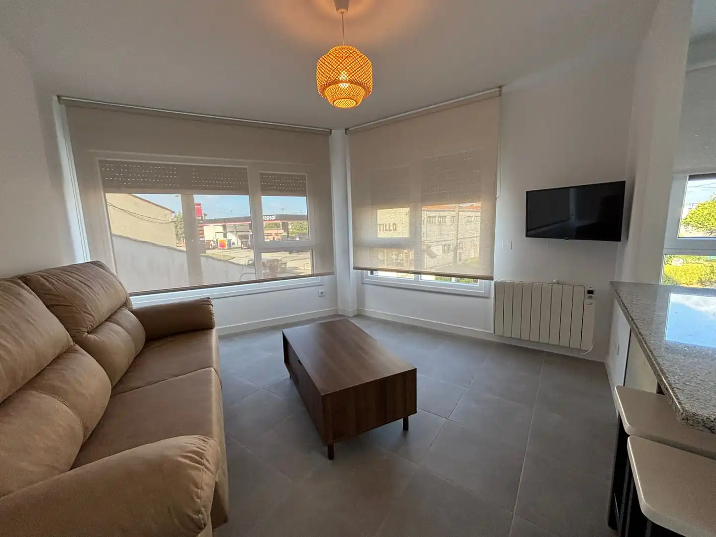 Living room of Apartments for rent in Ferrol  with Heating, Storage room and Furnished