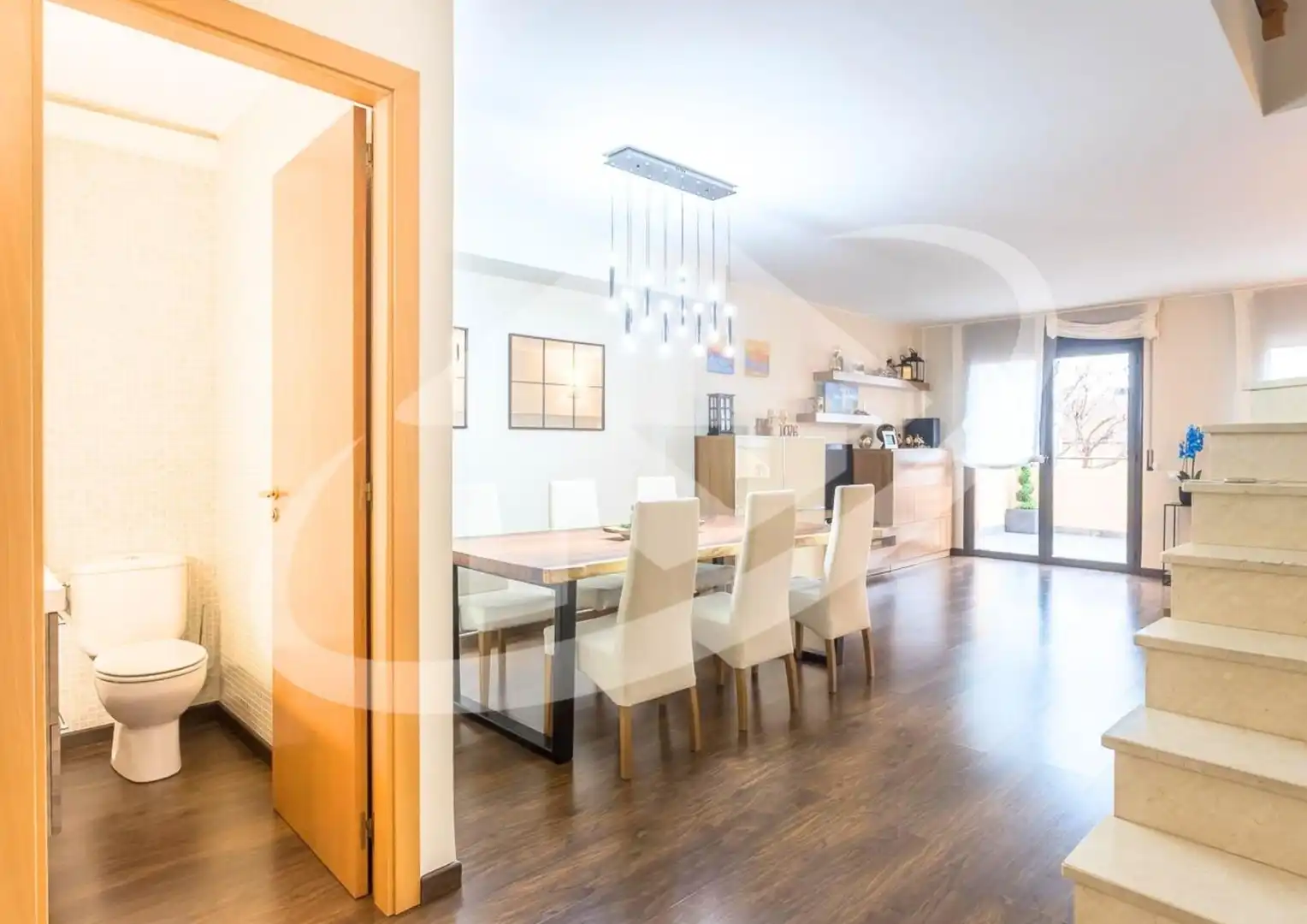 Comedor de Casa o chalet en venta en Castellar del Vallès con Parquet, Terraza y Balcón