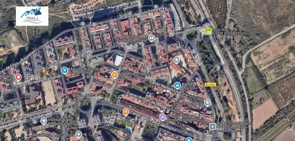 Vista exterior de Pis en venda en Sant Boi de Llobregat amb Balcó