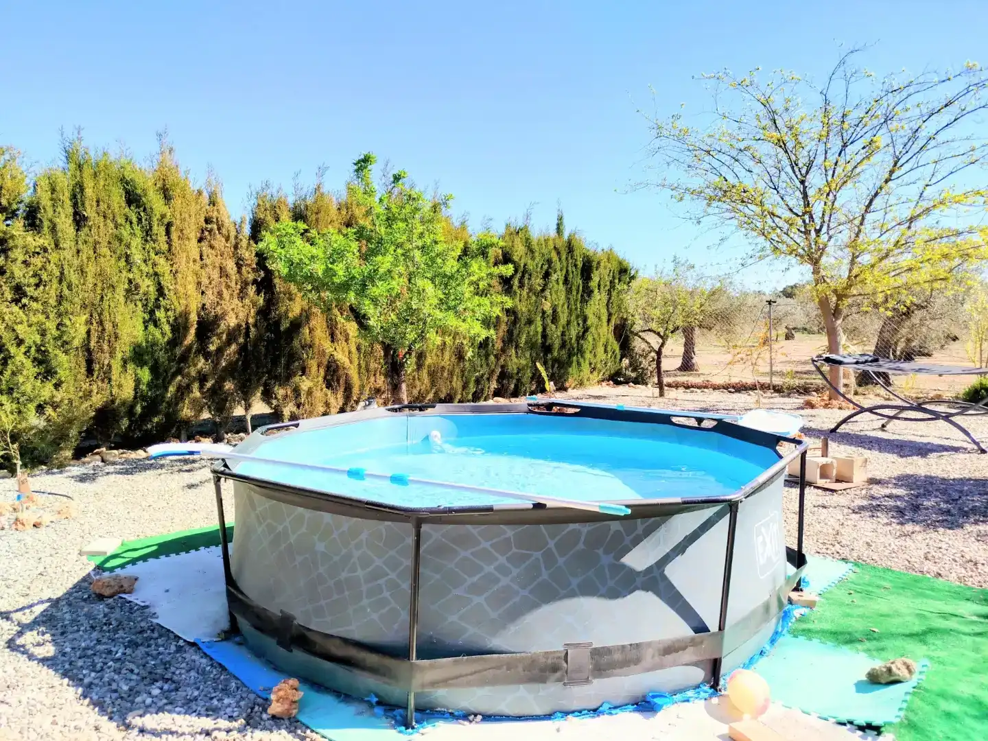Piscina de Finca rústica en venta en Caudete con Aire acondicionado y Piscina