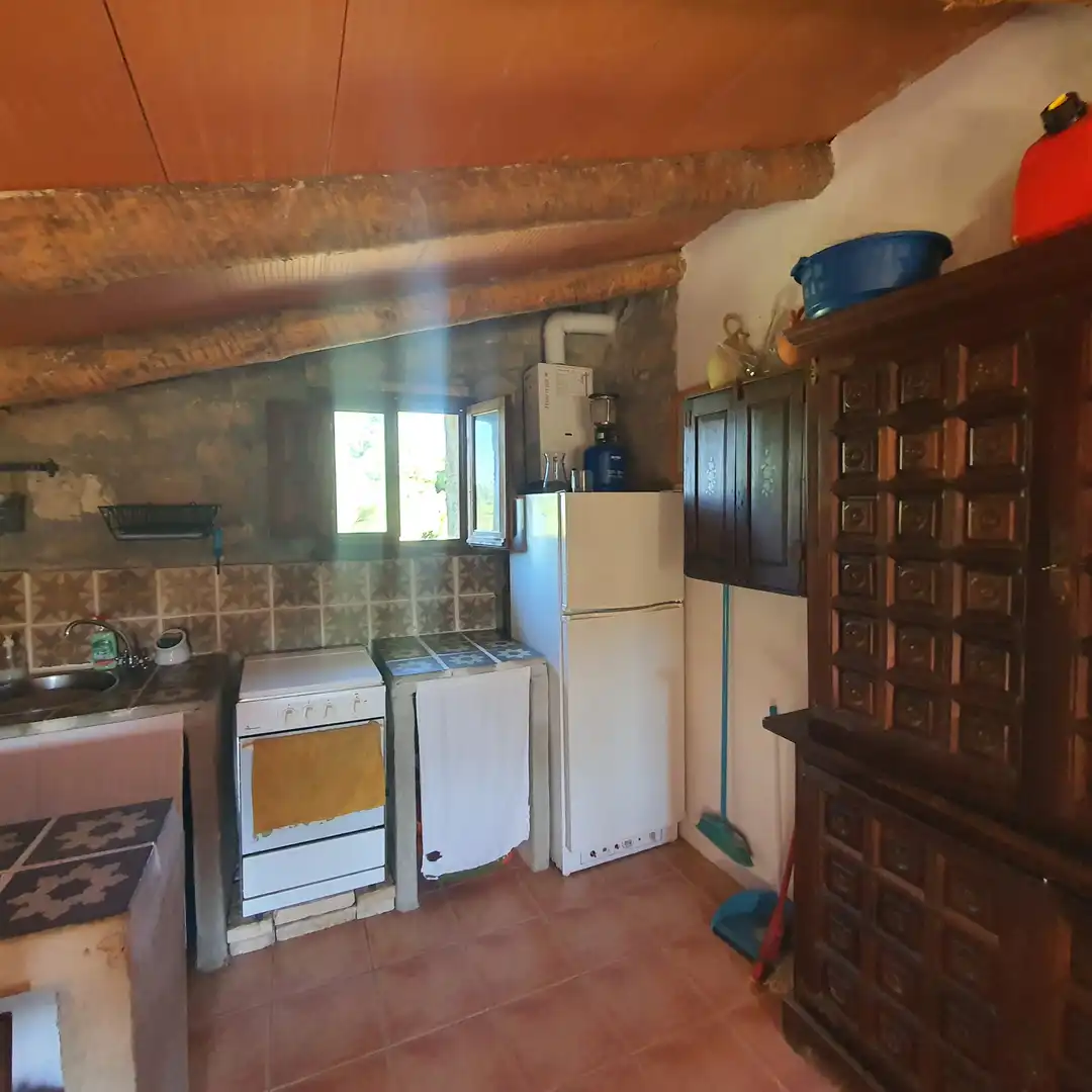 Cuina de Finca rústica en venda en Caseres amb Moblat
