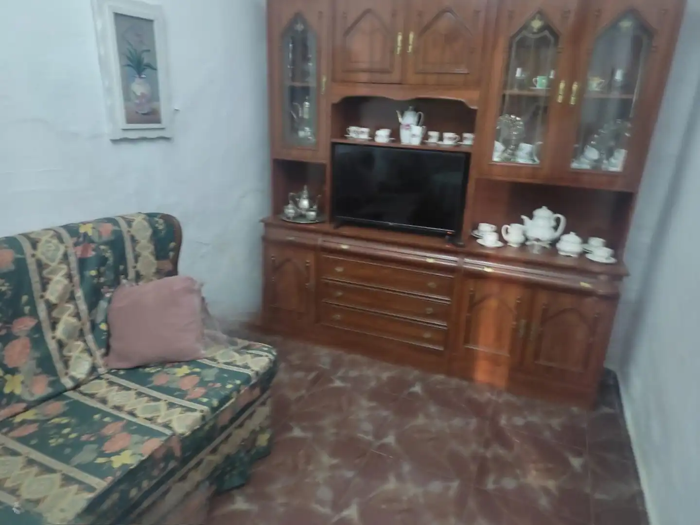 Sala de estar de Casa adosada en venta en Táliga, Badajoz
