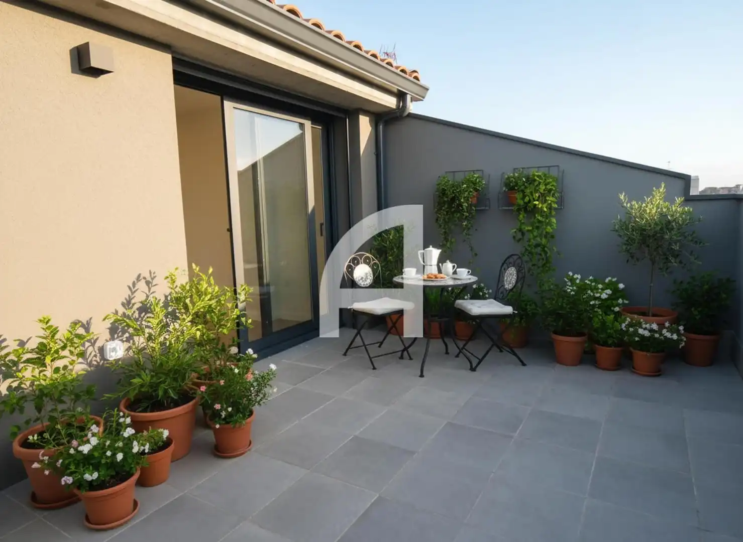 Terrace of Duplexes for sale in Terrassa  with Air Conditioner, Heating and Parquet flooring