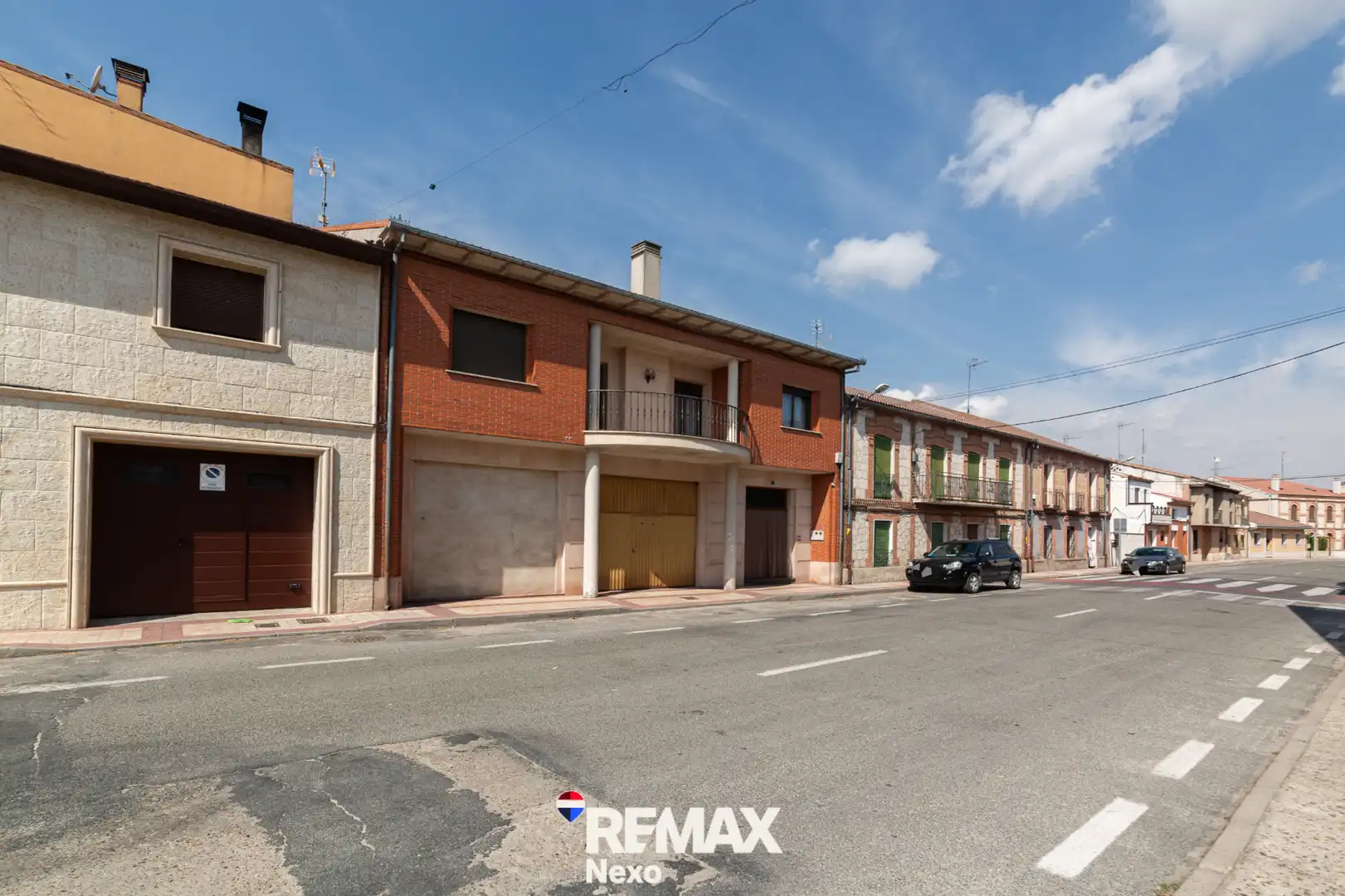 Vista exterior de Casa adosada en venta en Villaverde de Íscar con Aire acondicionado, Calefacción y Jardín privado