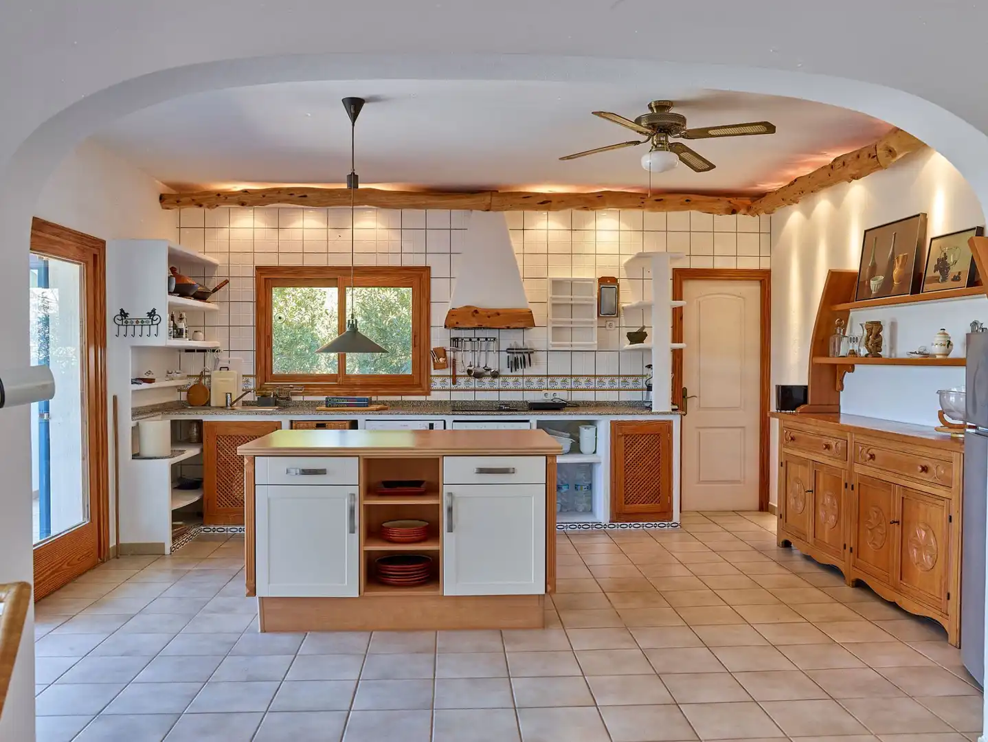 Kitchen of Houses for sale in Sant Josep de sa Talaia  with Air Conditioner, Heating and Private garden